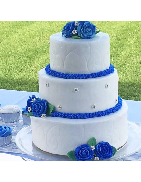 4 Moldes de Silicona Rosa Fogilas para Pasteles y Chocolates