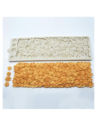 Molde de Silicona para Pasteles Namzi - Encaje Floral Comestible