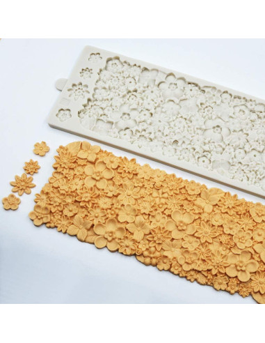 Molde de Silicona para Pasteles Namzi - Encaje Floral Comestible