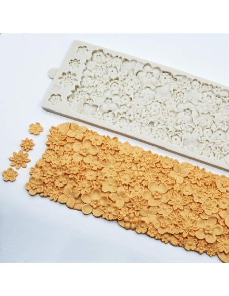 Molde de Silicona para Pasteles Namzi - Encaje Floral Comestible