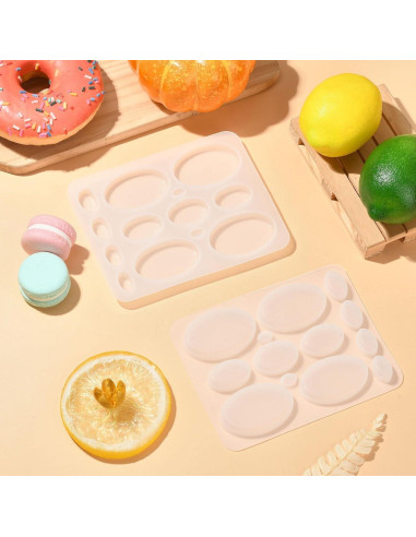 Moldes de Silicona para Joyería UR Urlifehall 5 Pcs Ovalados