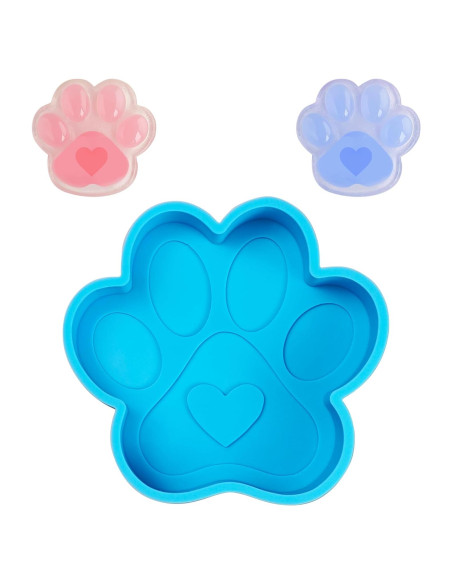 Molde de Silicona para Huella de Perro PDETVEO 10.41x9.8cm