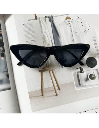 Gafas de Sol OZPYKAE Ojo de Gato Retro para Mujeres