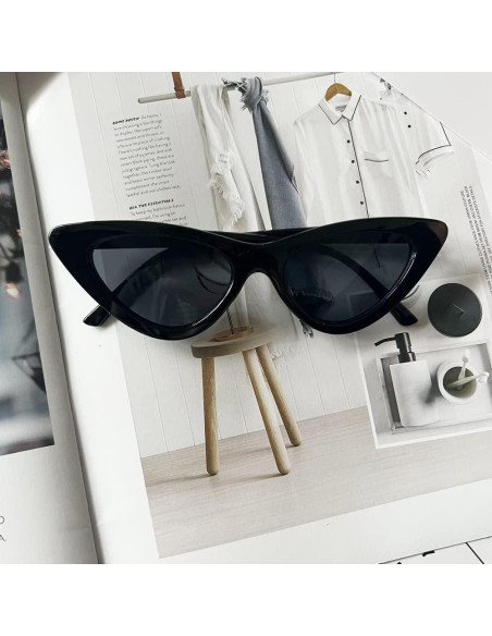 Gafas de Sol OZPYKAE Ojo de Gato Retro para Mujeres