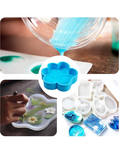 Molde de Silicona para Huella de Perro PDETVEO 10.41x9.8cm