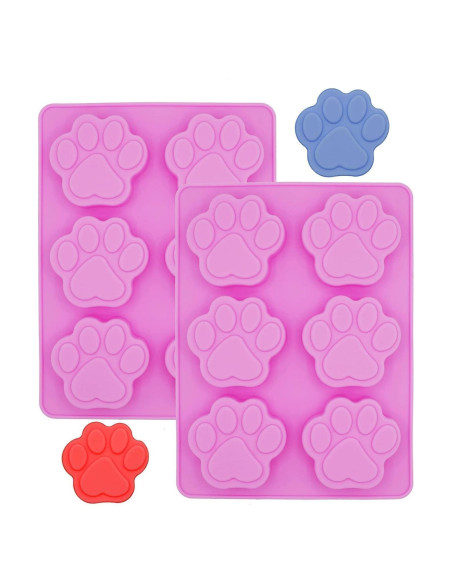 Juego de Moldes de Silicona para Golosinas de Mascotas Bamutu