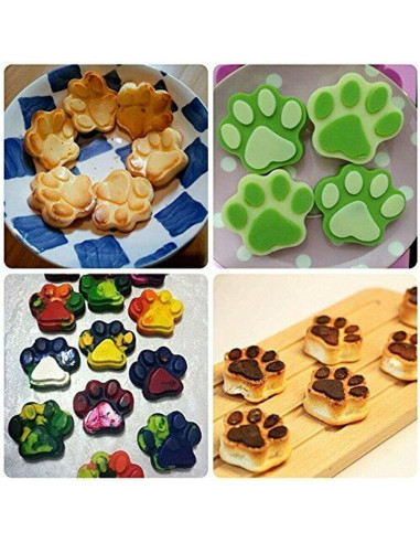 Juego de Moldes de Silicona para Golosinas de Mascotas Bamutu