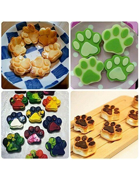 Juego de Moldes de Silicona para Golosinas de Mascotas Bamutu