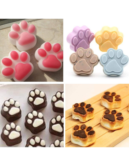 Juego de Moldes de Silicona para Golosinas de Mascotas Bamutu