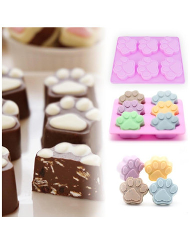 Juego de Moldes de Silicona para Golosinas de Mascotas Bamutu