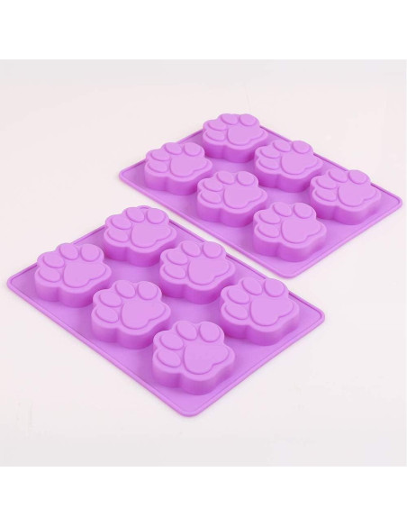 Juego de Moldes de Silicona para Golosinas de Mascotas Bamutu