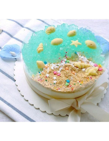 4 Moldes de Silicona Marino ELINKA para Pasteles y Dulces