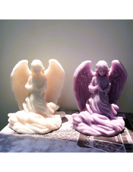 Molde de Silicona Ángel Alado Resnova 9.4x9.9 cm para Jabón y Velas