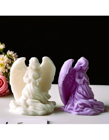 Molde de Silicona Ángel Alado Resnova 9.4x9.9 cm para Jabón y Velas