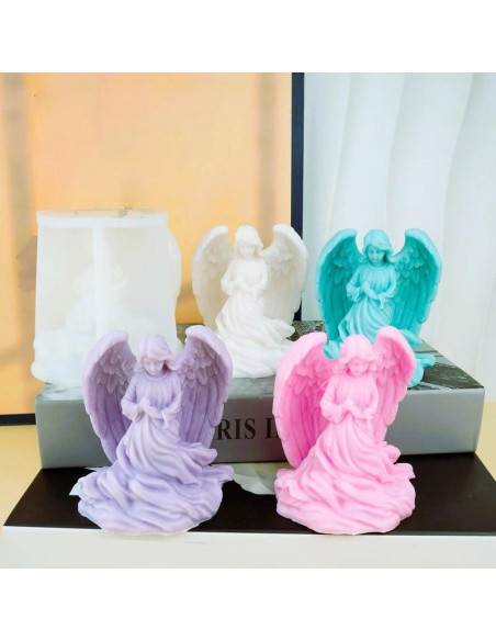 Molde de Silicona Ángel Alado Resnova 9.4x9.9 cm para Jabón y Velas