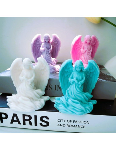 Molde de Silicona Ángel Alado Resnova 9.4x9.9 cm para Jabón y Velas