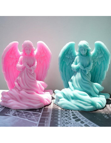 Molde de Silicona Ángel Alado Resnova 9.4x9.9 cm para Jabón y Velas