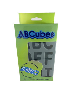 Bandejas de Hielo de Silicona ABCubes - 3 Piezas