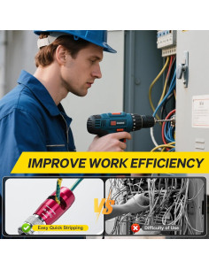 Destripador de Cables Eléctrico Csyibeielec WS - Extra Grande 2