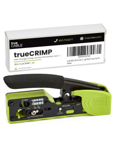 Herramienta de Crimpado RJ45 trueCABLE trueCRIMP V3 - Todo en Uno