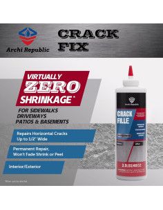 Relleno de Grietas de Concreto Archi Republic 1.13 kg - Sellador Duradero 2