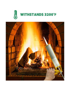 Cemento Refractario Housebond 300 g para Reparación de Hornos 2