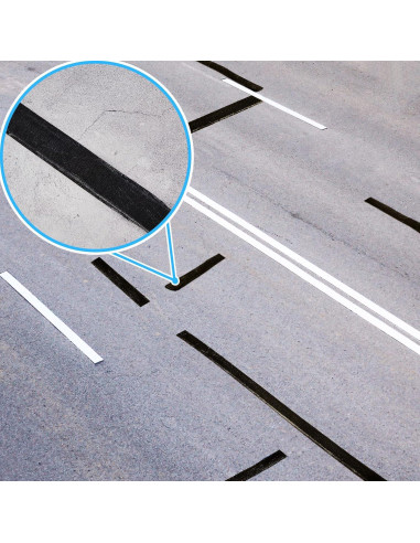 Cinta de Reparación de Grietas de Asfalto Autoadhesiva 10m