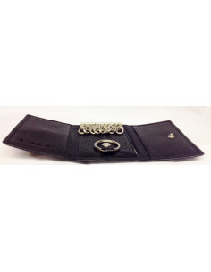 Estuche de Llaves de Cuero Osgoode Marley 8 Ganchos Negro 2