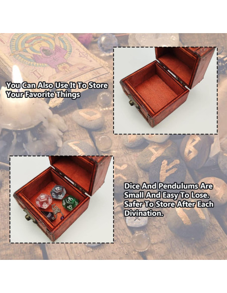 Juego de Adivinación Knana con Péndulo y Dados de Tarot