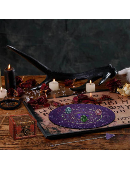 Juego de Adivinación Knana con Péndulo y Dados de Tarot