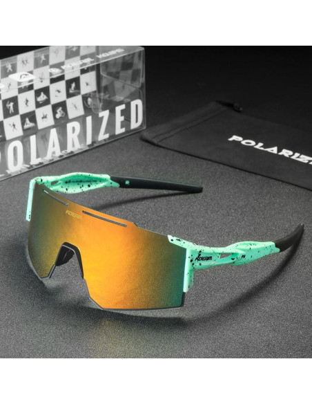 Gafas de sol deportivas RINKUOLYO UV400 unisex para ciclismo