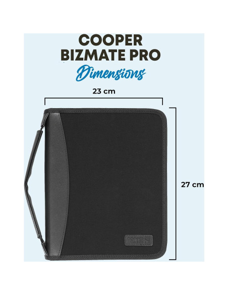 Organizador de Portafolio Cooper BizMate PRO con Cremallera