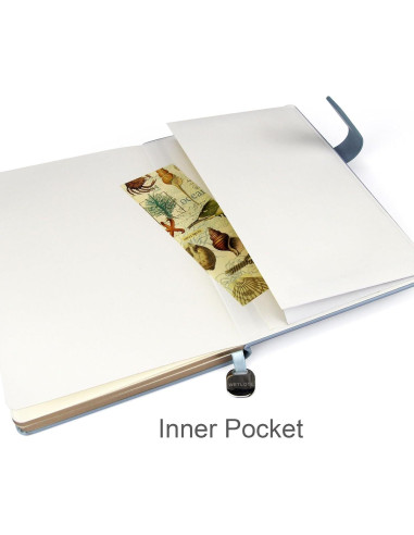 Cuaderno de Piel A5 WETLOTE Rayado 208 Páginas Negro