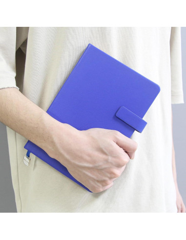 Cuaderno de Piel A5 WETLOTE Rayado 208 Páginas Negro