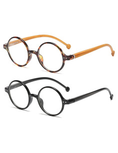 Gafas Retro Redondas JOVAKIT con Bloqueo Luz Azul Unisex