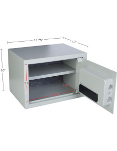 Caja Fuerte Digital Stalwart 34.9x25.4x25.4cm Gris 2