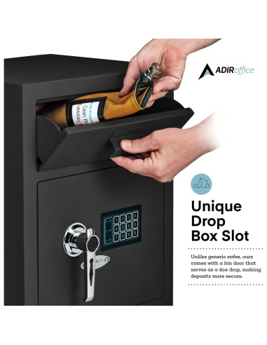 Caja Fuerte Digital AdirOffice 35.6x38.9x48.3cm - Negro