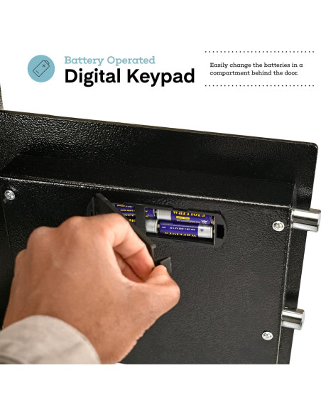 Caja Fuerte Digital AdirOffice 35.6x38.9x48.3cm - Negro