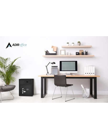 Caja Fuerte Digital AdirOffice 35.6x38.9x48.3cm - Negro