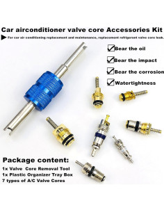 Kit de Reparación A/C Coche VOTNMIC 270 Piezas O-Ring 2