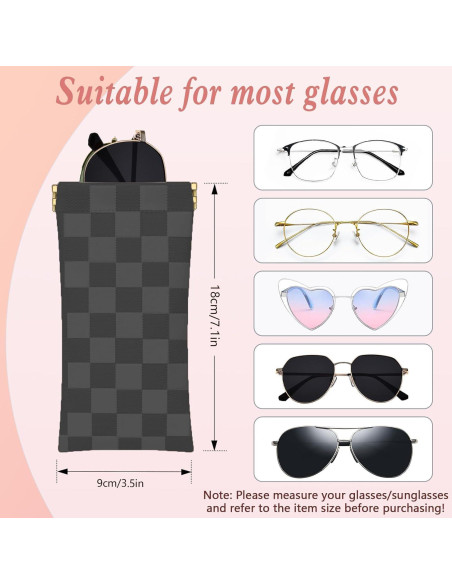 Estuche de Gafas Suave Marca X - 18x9 cm, Impermeable Estuche de Gafas Suave Marca X - 18x9 cm, Impermeable