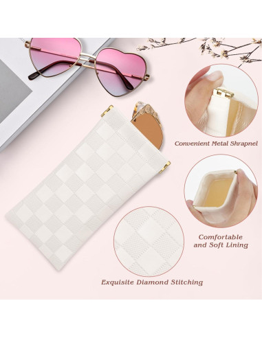 Estuche de Gafas Suave Marca X - 18x9 cm, Impermeable