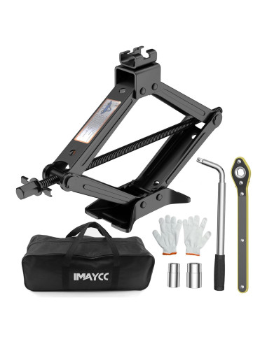 Gato de Tijera IMAYCC 2 Toneladas para Coche - Kit Completo