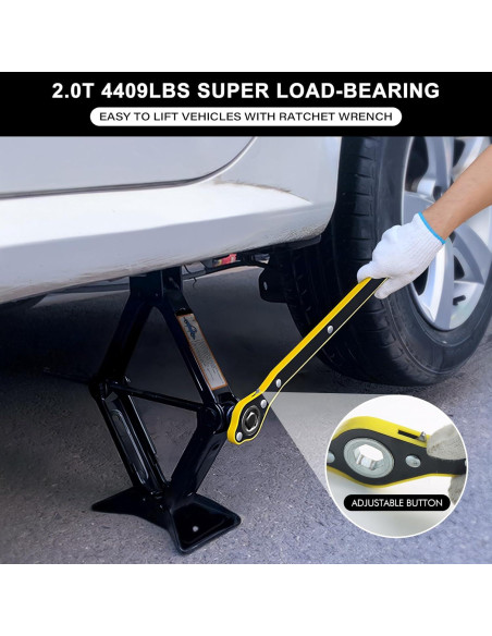 Gato de Tijera IMAYCC 2 Toneladas para Coche - Kit Completo