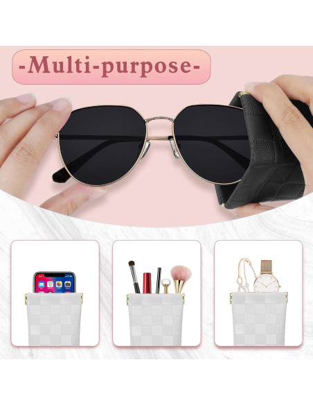 Estuche de Gafas Suave Marca X - 18x9 cm, Impermeable Estuche de Gafas Suave Marca X - 18x9 cm, Impermeable