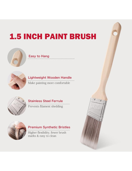 Kit de Rodillo de Pintura Mister Rui 12 Piezas 10 cm Microfibra