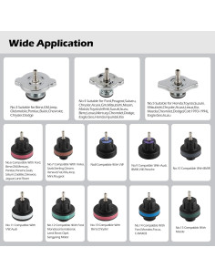 Kit de Prueba de Presión de Refrigerante DKwoeshg con Adaptadores 2