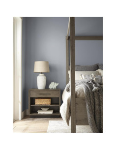 KILZ TRIBUTE Pintura y Primer Satinado 8 Oz Humo de Orquídea 2