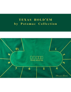 Juego de Póker y Blackjack Potomac - Tapete Fieltro 182x91 cm 2