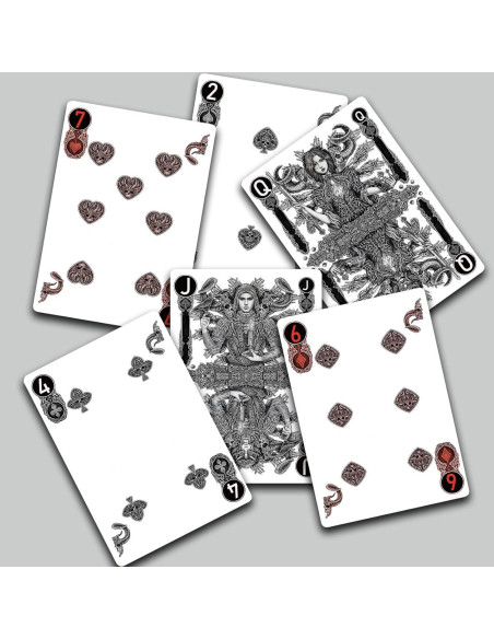 Baraja de Cartas de Póker Strublfe 300g Antideslizante 88x63mm